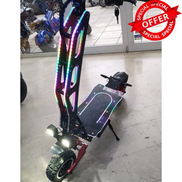 ULTRON T128 V2 Extra DUAL MOTOR 2X3000W >6000W max 60V 35Ah με εξτρά φώτα LED και διάφανο πάτωμα. ULTRON T128 V2 Extra DUAL MOTOR 2X3000W >6000W max 60V 35Ah με εξτρά φώτα LED και διάφανο πάτωμα.